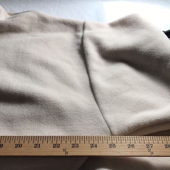 TNA Brand Fleece Boyfriend Cream 1/4 Zip Sweatshirt Quarter-zip Fleece Pullover - Picture 6 of 8